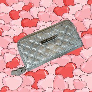 Vintage Large silver sparkly juicy couture wallet Y2K